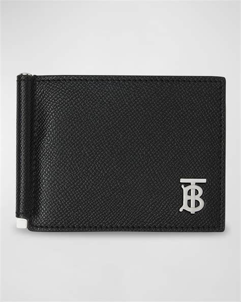 burberry embossed check wallet|burberry wallet with money clip.